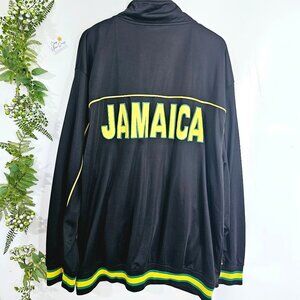 Regal Wear 6XL Jamaica Track Jacket Black/Green/Yellow Mens Plus Size《901》J‎